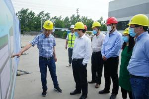 市國資委黨委書記、主任婁顯杰一行調(diào)研建筑工業(yè)化PC構(gòu)件生產(chǎn)基地與