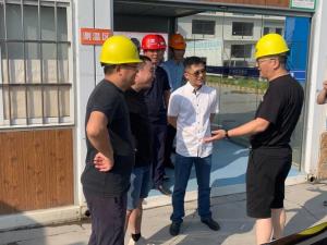市國資委黨委委員、副主任朱輝一行赴市北31號地塊項目檢查“雙節(jié)”