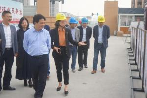 市國資委黨委書記、主任婁顯杰赴市北32號地塊調研“紅色工地”建設